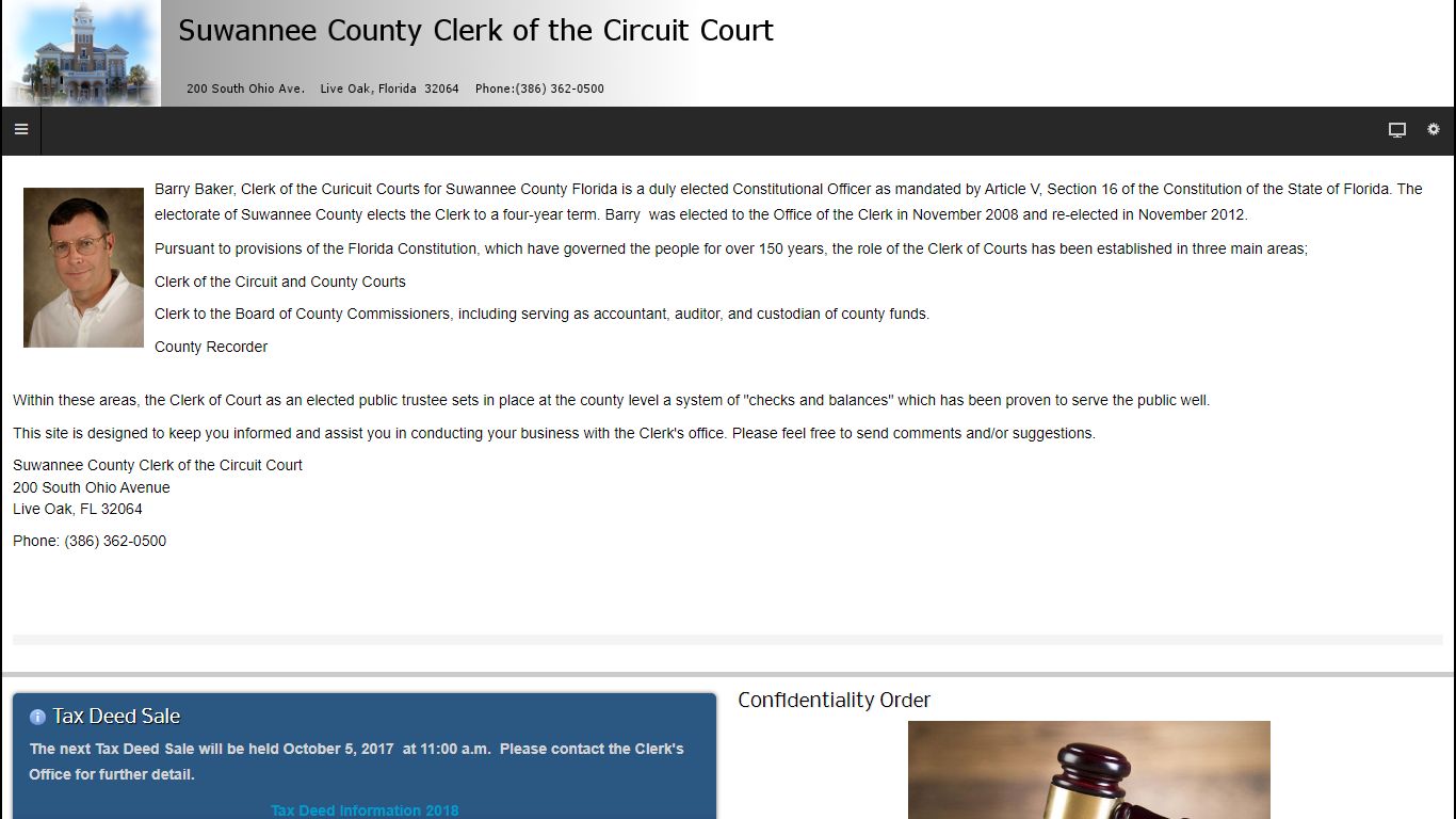 Suwannee County Clerk of the Circuit Court